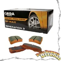 RDB1383 RDA GP MAX Brake Pads Set for Toyota LandCruiser Rear HDJ100 UZJ100