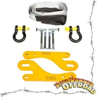 Recovery Point Kit Shackles Bridle Strap Points for Toyota Prado 150 FJ Cruiser 