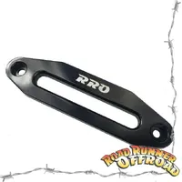 Hawse Black Billet Fairlead Alloy inline for high mount winches