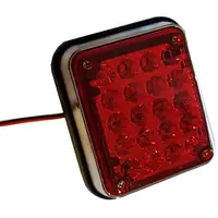 Offroad Racing SQUARE RED LED dust warning lamp strobe AASA CAMS CCDA