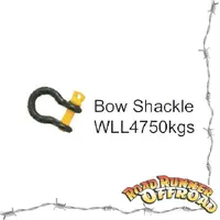 4.75t Bow Shackle for 4WD recovery