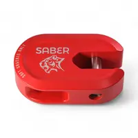 Saber Offroad 7075 Alloy Winch Shackle Short - Cerakote Red