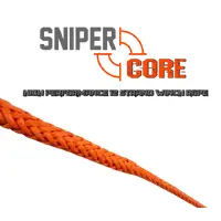 Sniper Core 4WD Winch Rope 12 Strand Orange 10mm Per Meter (9,500kg MBS)