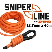 12.7mm x 40M Sniper Line Competition Winch Rope Braided outer cover 22,000lb