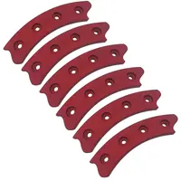 Replacement Bead Lock Ring Suits Trail Gear Creeper Lock Matt Red - Set of 6 Segments