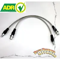 Braided Extended Brake Line Kit Front & Rear for Toyota LandCruiser 80 & 105 Series 3" 4" 5" inch Lift ADR Approved