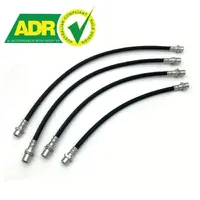 Rubber Extended Brake Line Kit ABS VSC Front & Rear for Toyota LandCruiser VDJ79 3" 4"inch Lift ADR Approved