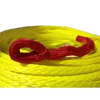 UHMWPE Winch Rope YELLOW 10mm x 40M Synthetic Cable pre spliced