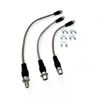 Braided Extended Brake Line Kit ABS Front & Rear for Toyota LandCruiser VDJ79 78 76 3" 4"inch Lift ADR Approved