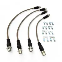 Braided Extended Brake Line Kit ABS VSC Front & Rear for Toyota LandCruiser VDJ79 78 76 3" 4"inch Lift ADR Approved